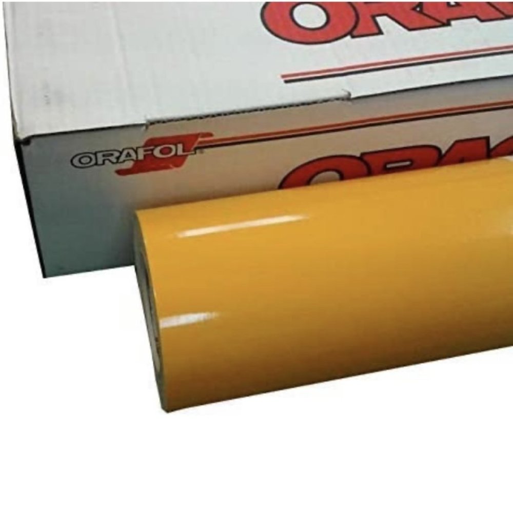 12" x 5 Feet Golden Yellow  Oracal 651 Cricut Hobby Craft Decal Vinyl Sticker